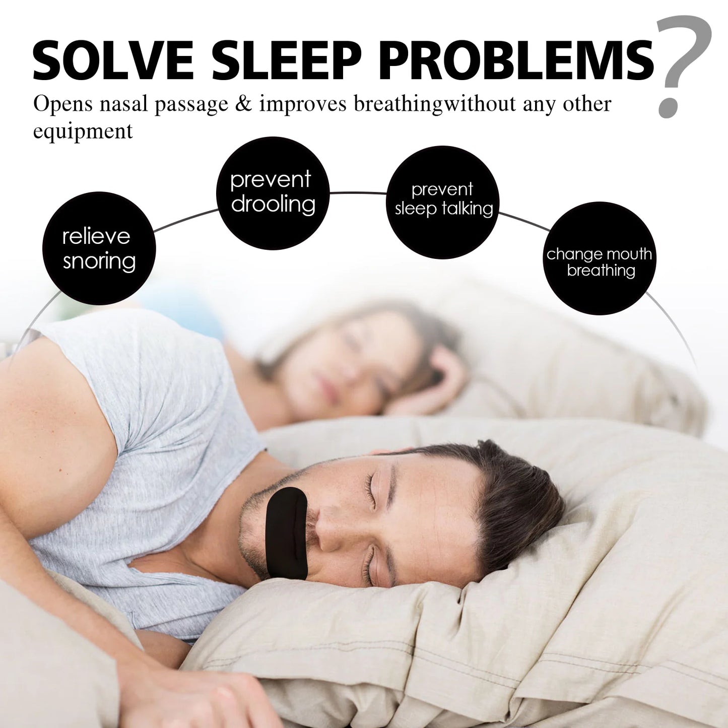 Quiet Night Anti-Snore Patches